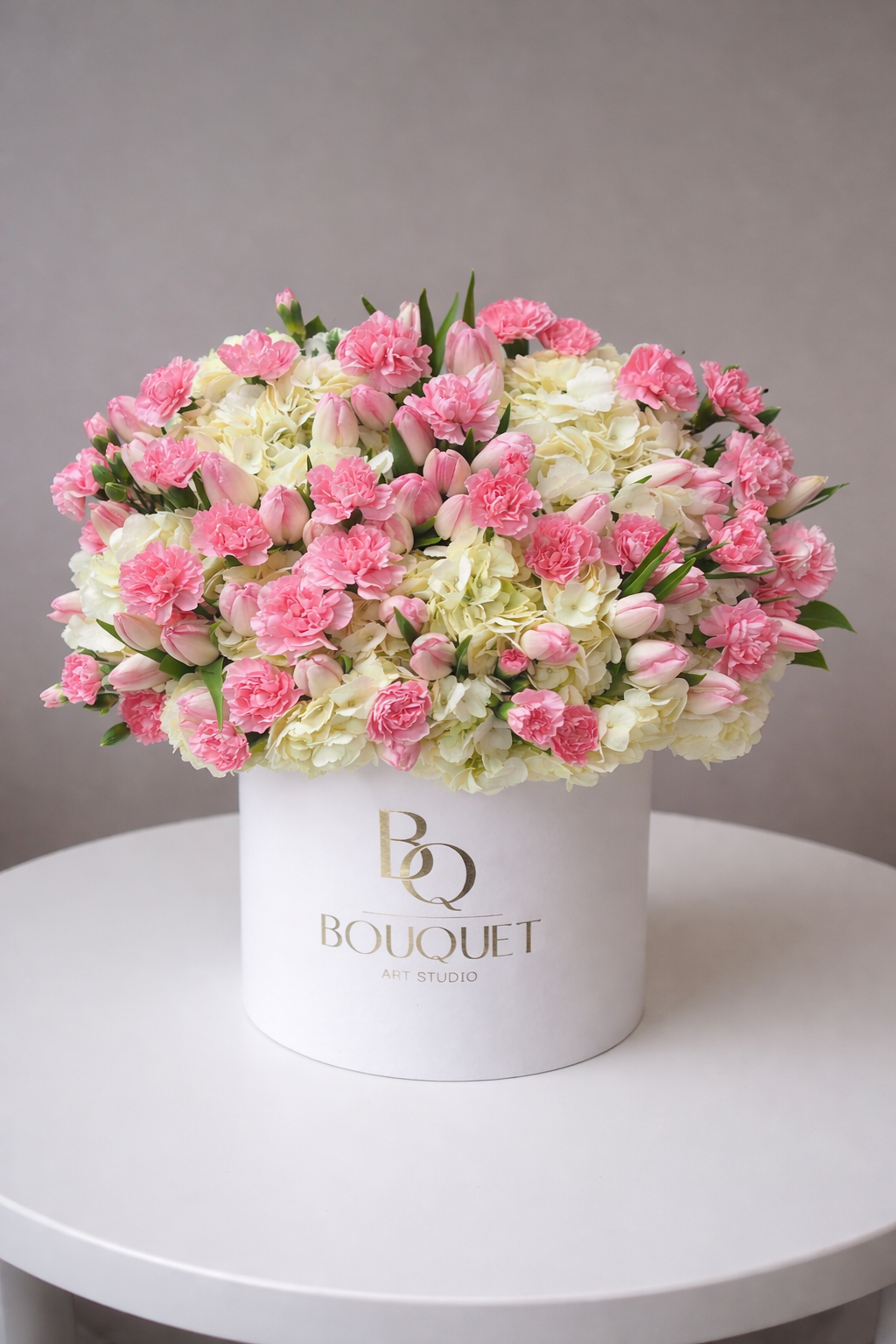 Flower Box Pink Tulips Mix