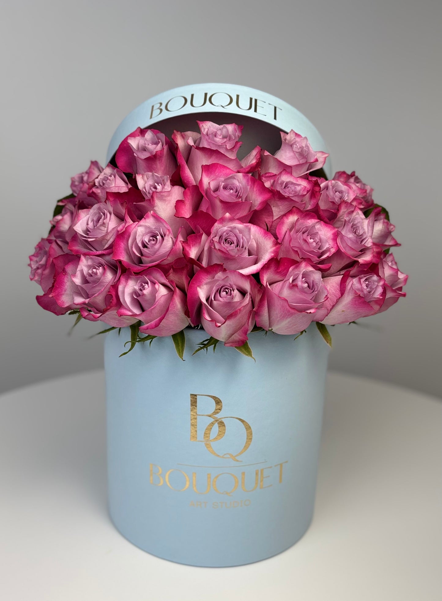 Deep Purple Rose Signature Box | BQ BOUQUET