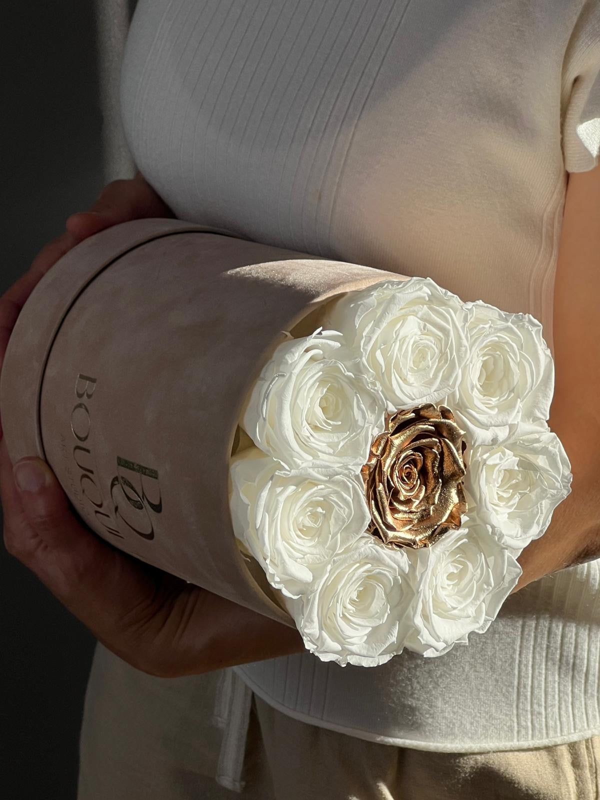 Everlasting Preserved Roses in Velvet Box | Newport Beach