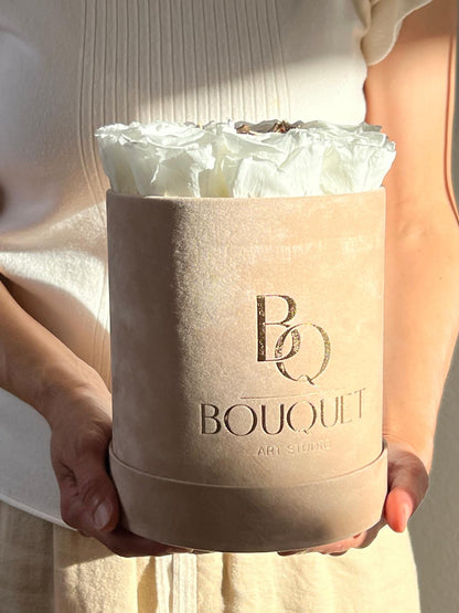 Everlasting Preserved Roses in Velvet Box | Newport Beach