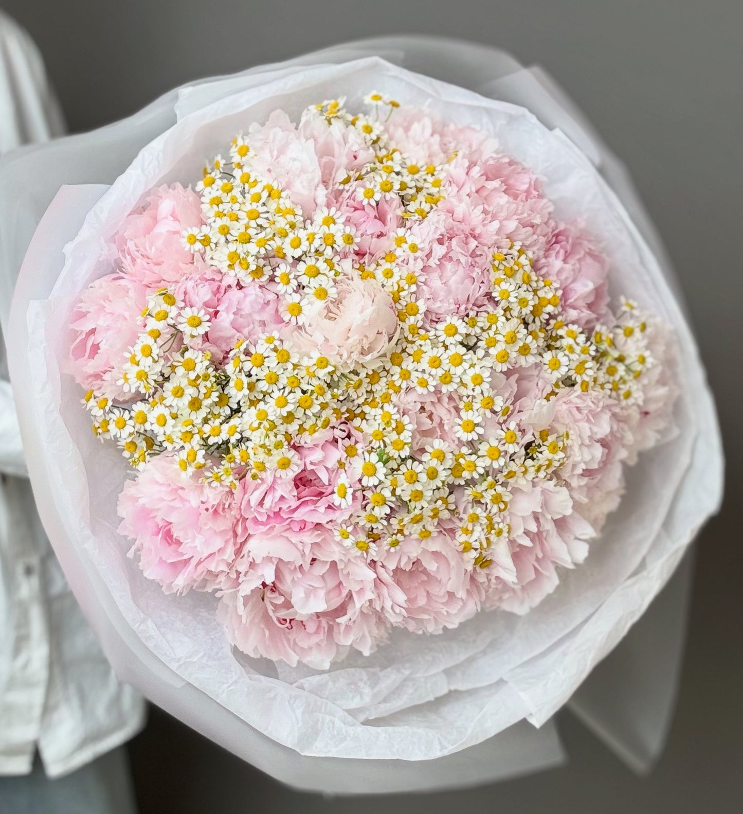 Bouquet Peonies & Chamomile