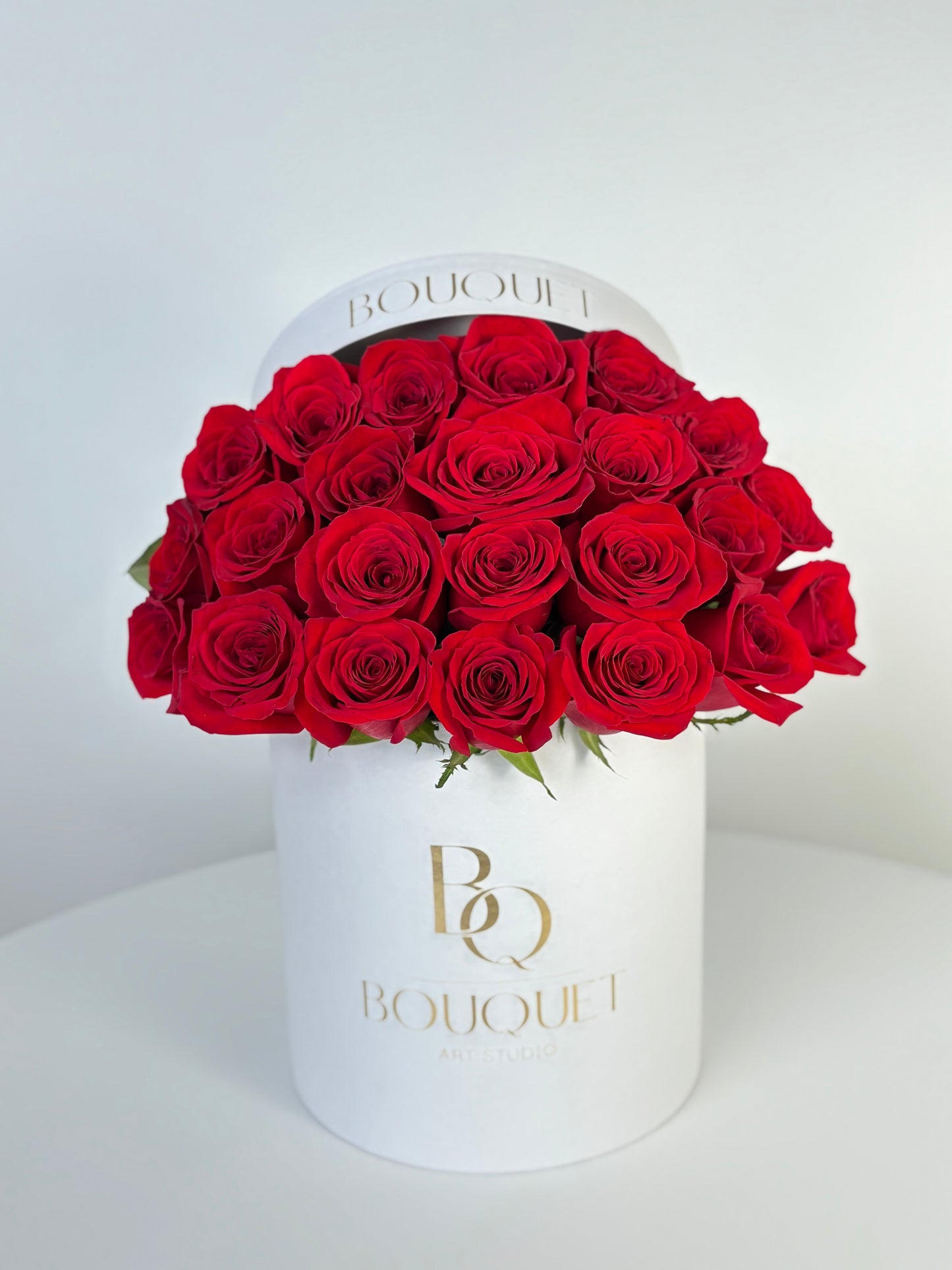 RED  ROSE  SIGNATURE BOX| BQ BOUQUET | EUROPEAN STYLE