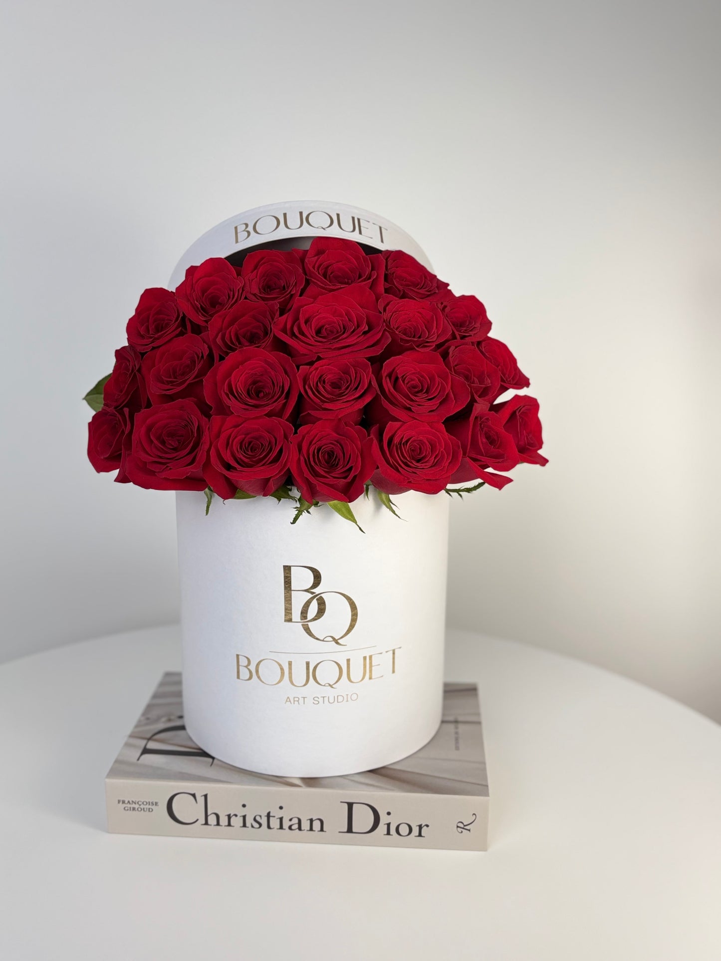 RED  ROSE  SIGNATURE BOX| BQ BOUQUET | EUROPEAN STYLE