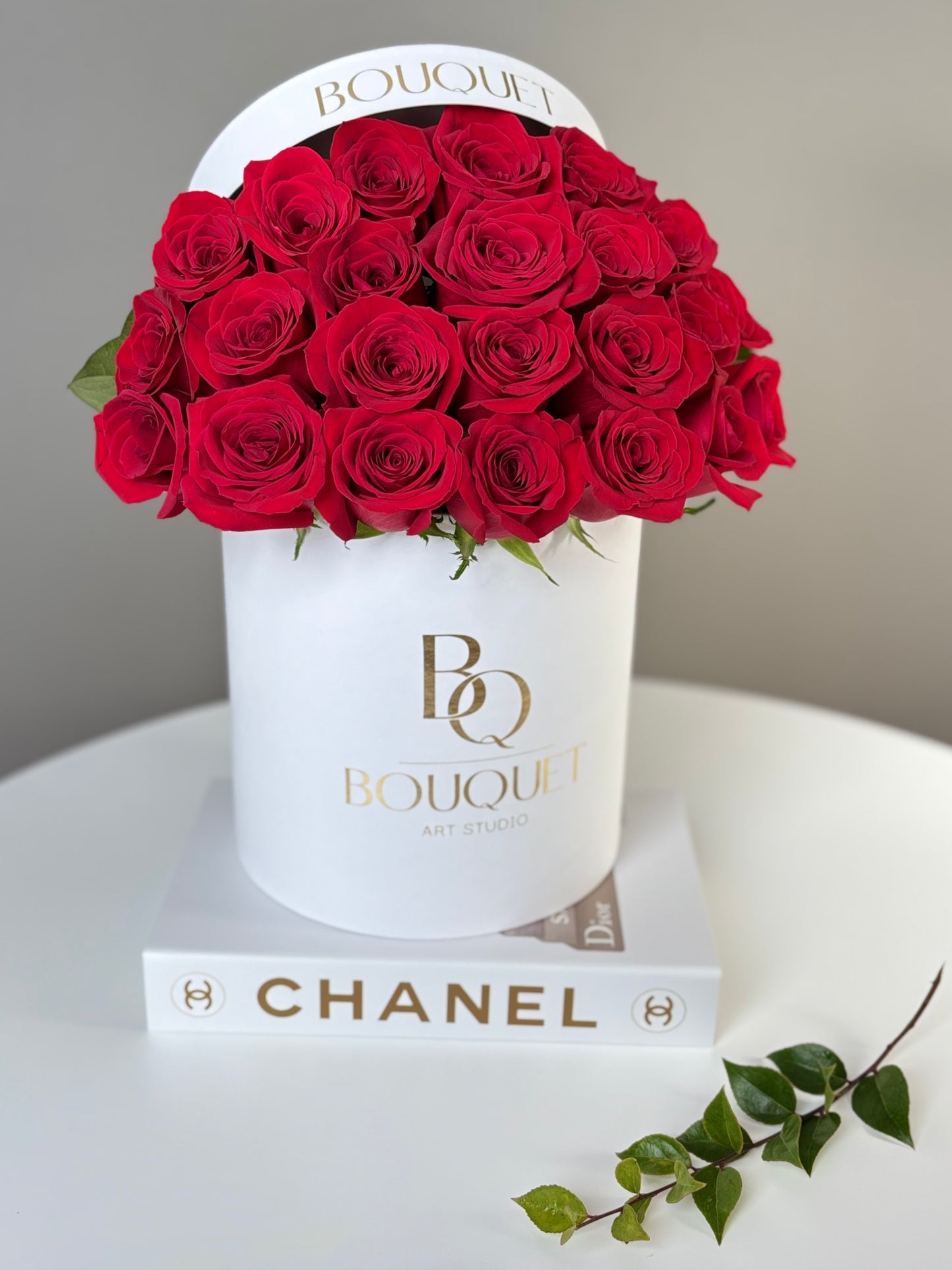 RED  ROSE  SIGNATURE BOX| BQ BOUQUET | EUROPEAN STYLE