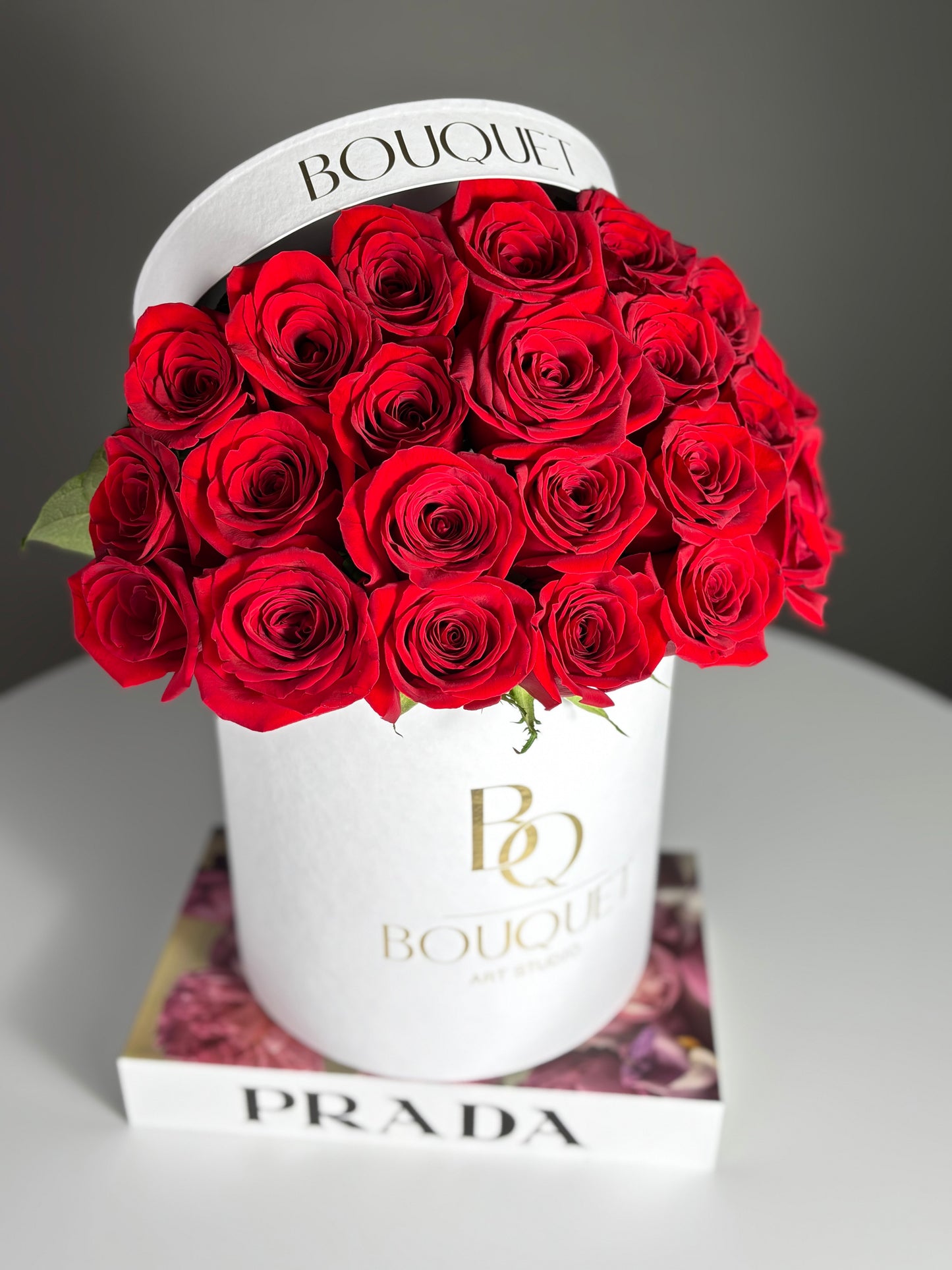 RED  ROSE  SIGNATURE BOX| BQ BOUQUET | EUROPEAN STYLE