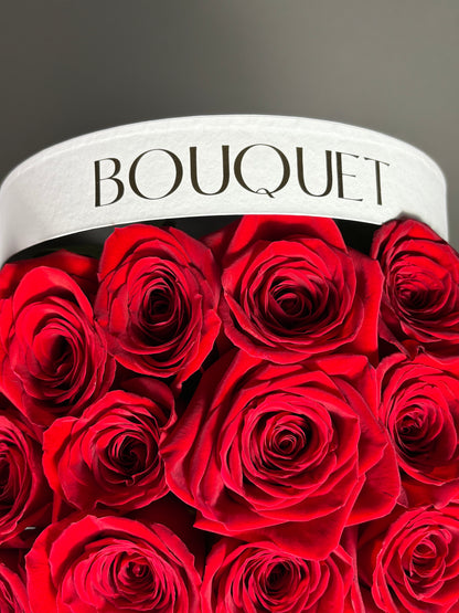 RED  ROSE  SIGNATURE BOX| BQ BOUQUET | EUROPEAN STYLE