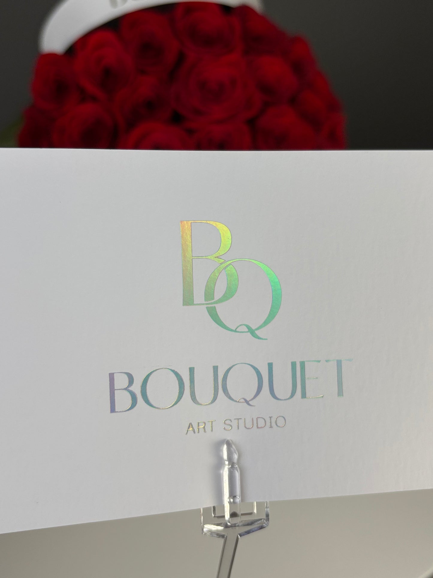 RED  ROSE  SIGNATURE BOX| BQ BOUQUET | EUROPEAN STYLE