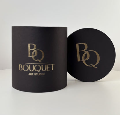 WHITE FLOWERS | BQ BOUQUET | PREMIUM  VELVET FLOWERS BOX