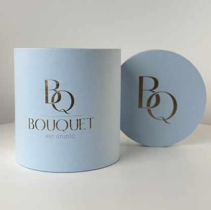 BLUE HYDRANGEA & SPRAY ROSES | BQ BOUQUET | ELEGANT GIFT FOR ANNIVERSARY & WEDDING