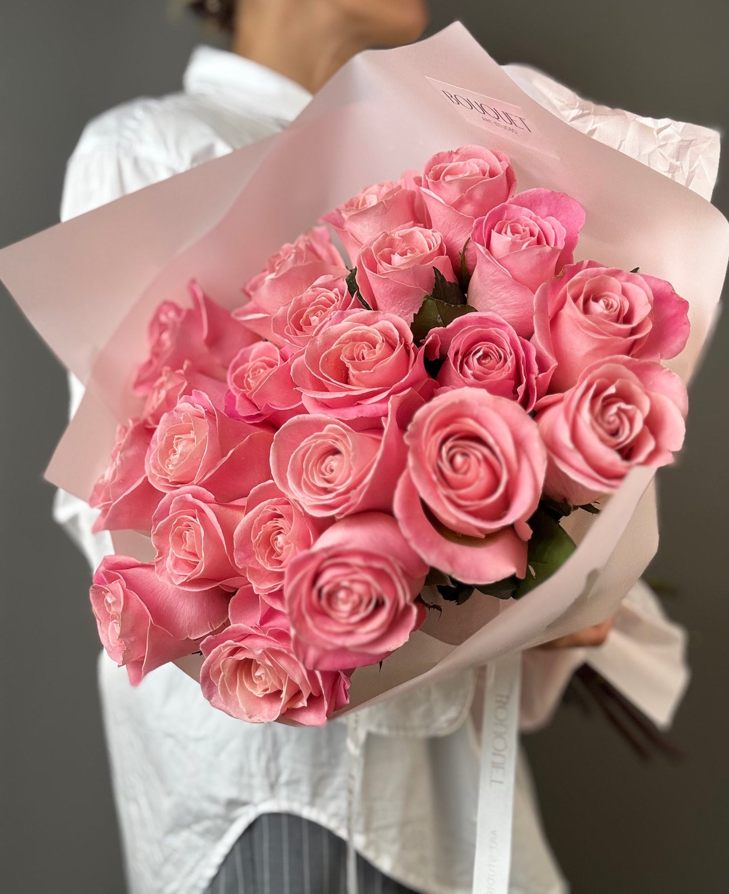 LUXURY  CORAL ROSES BOUQUET