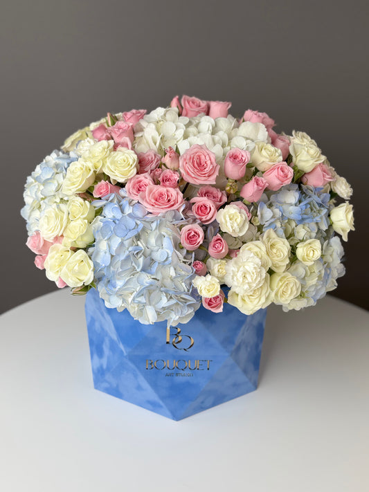 BLOSSOM SYMPHONY - ELEGANT FLOWER GIFT | BQ BOUQUET |