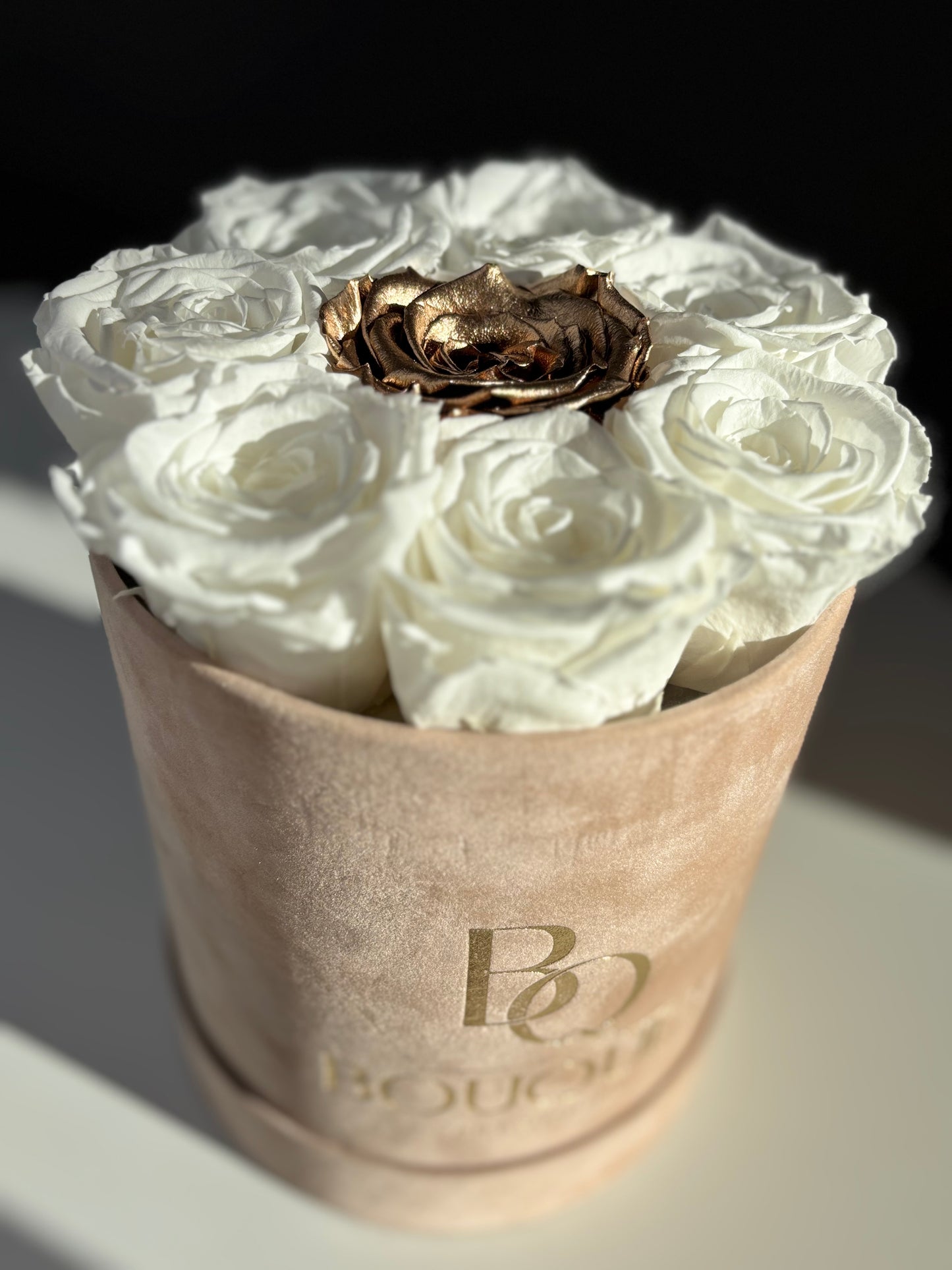 Everlasting Preserved Roses in Velvet Box | Newport Beach