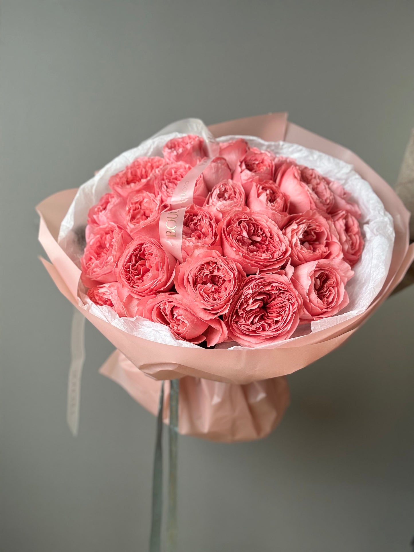 LUXURY PINK CANDY EXPRESSION ROSES BOUQUET / NEWPORT BEACH