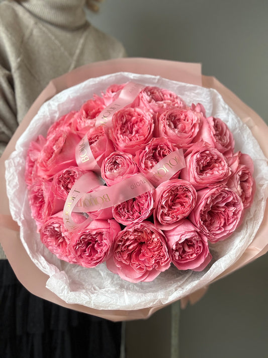 Bouquet Pink Expression  Garden Roses